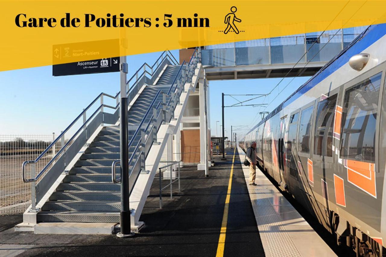 Le Cosy By Goodbnb - Proche Gare - 15Min Futuroscope ポアティエ エクステリア 写真